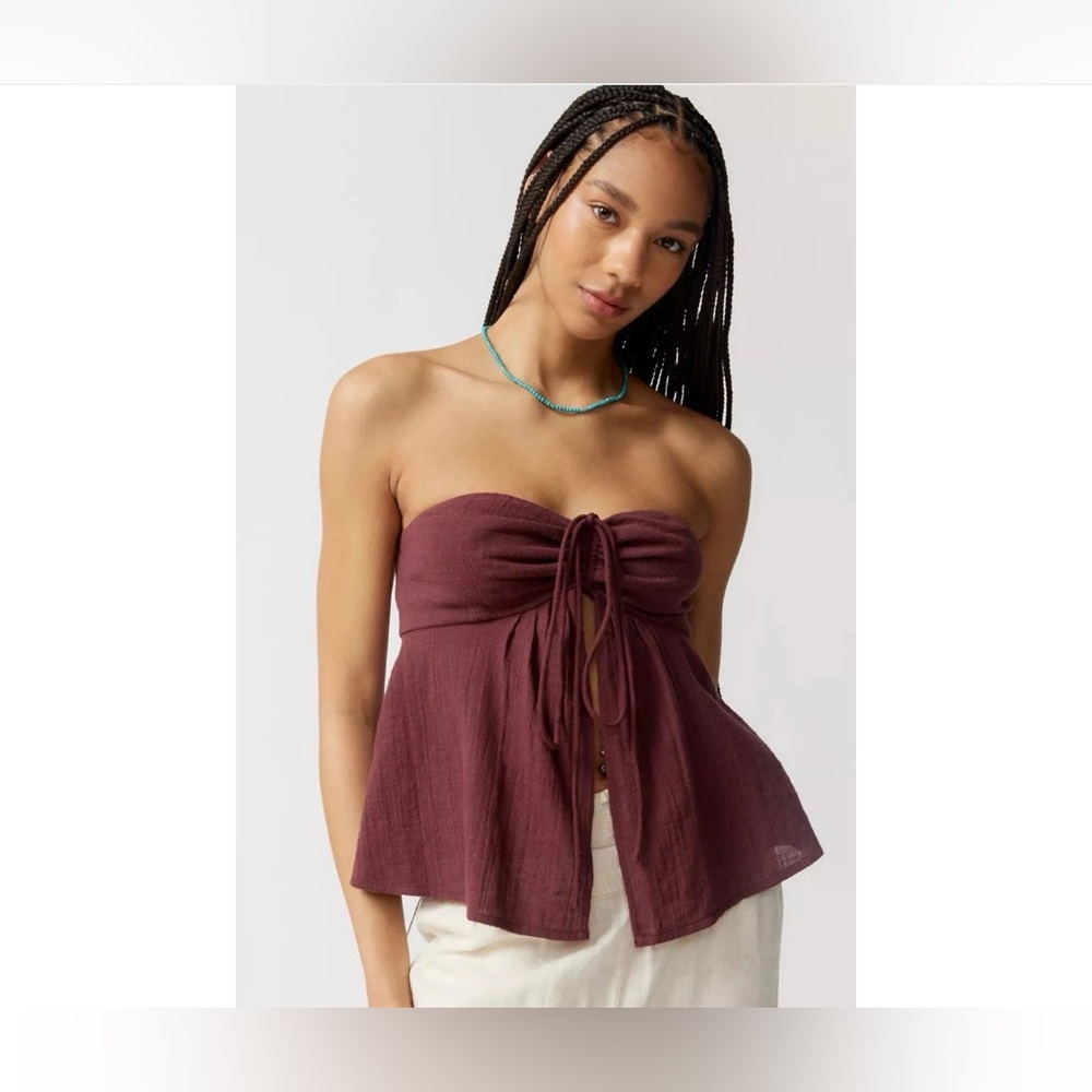 Ecote Kiki Convertible Flyaway Top Sz M